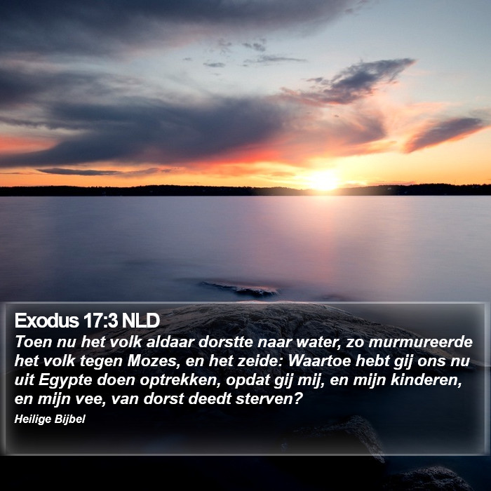 Exodus 17:3 NLD Bible Study