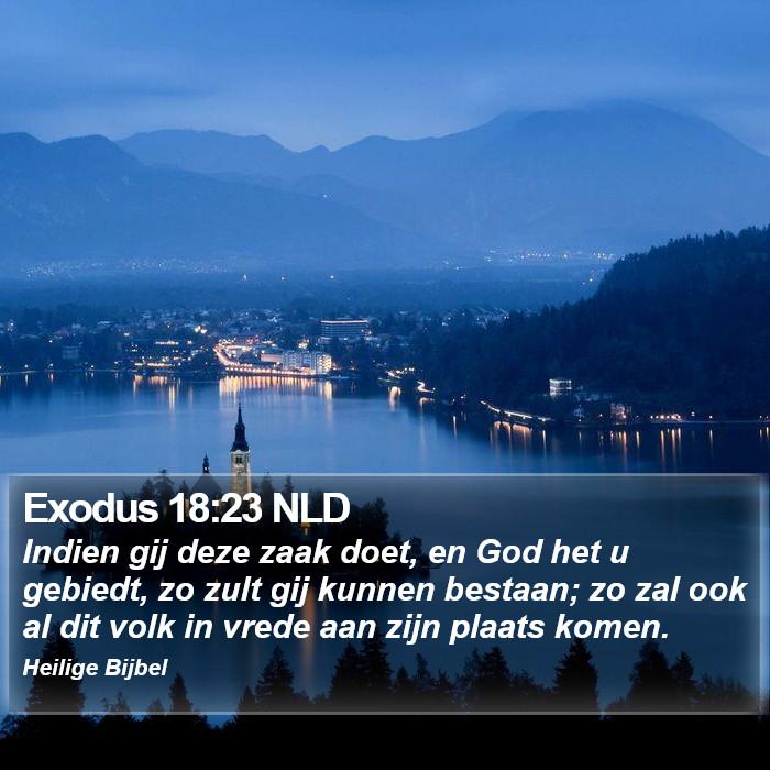 Exodus 18:23 NLD Bible Study