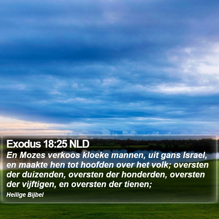 Exodus 18:25 NLD Bible Study