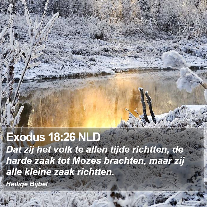 Exodus 18:26 NLD Bible Study