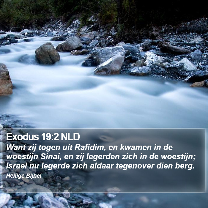 Exodus 19:2 NLD Bible Study