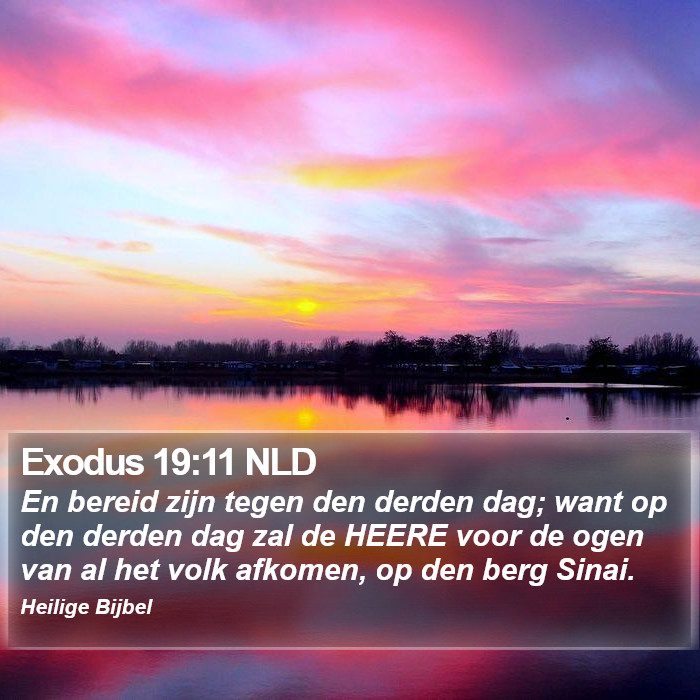 Exodus 19:11 NLD Bible Study