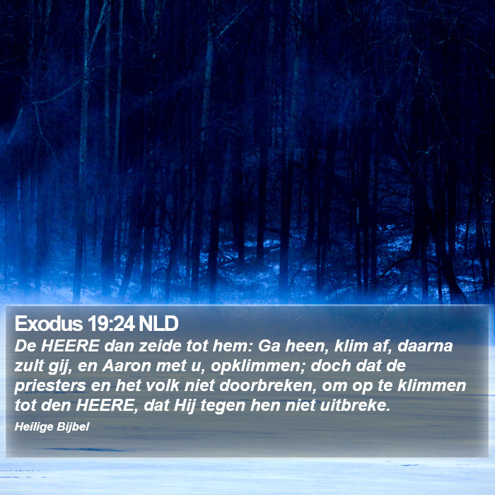 Exodus 19:24 NLD Bible Study