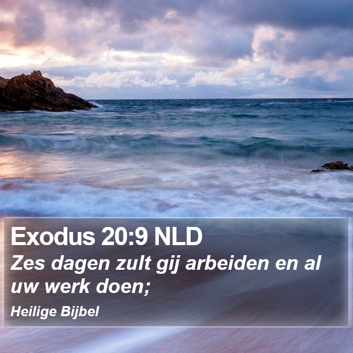 Exodus 20:9 NLD Bible Study