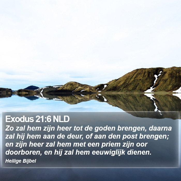 Exodus 21:6 NLD Bible Study