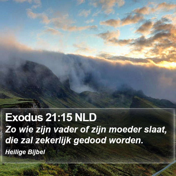 Exodus 21:15 NLD Bible Study