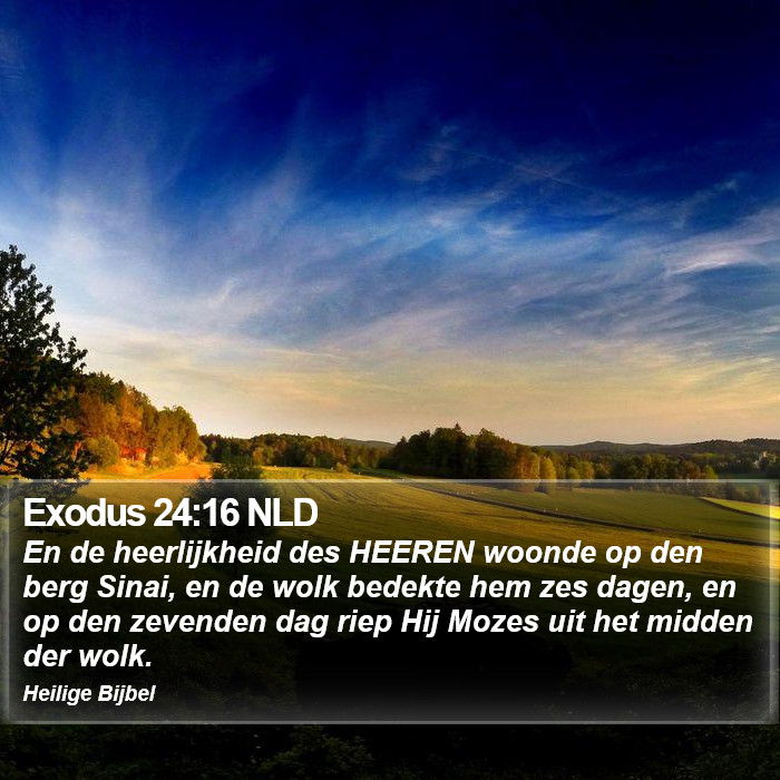 Exodus 24:16 NLD Bible Study