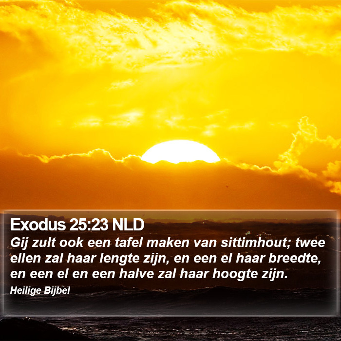 Exodus 25:23 NLD Bible Study
