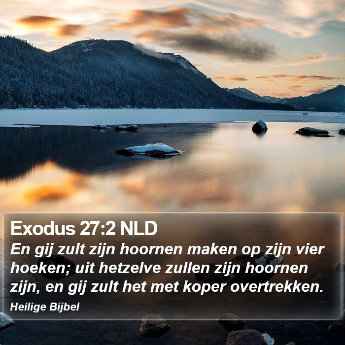 Exodus 27:2 NLD Bible Study