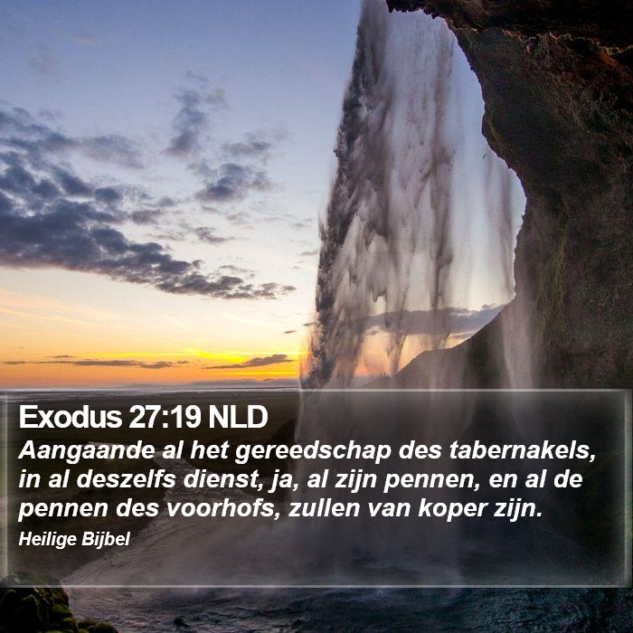 Exodus 27:19 NLD Bible Study