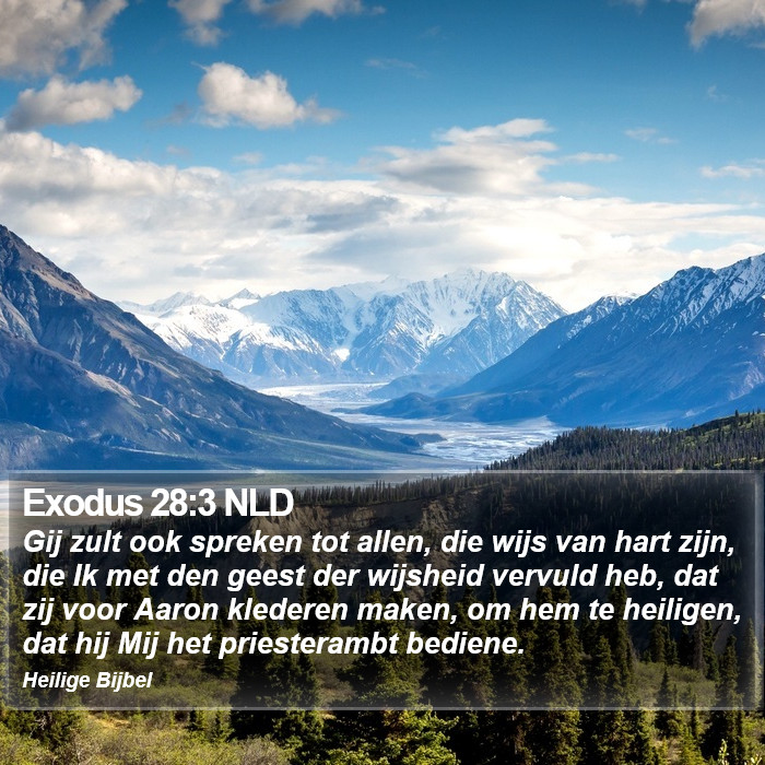 Exodus 28:3 NLD Bible Study