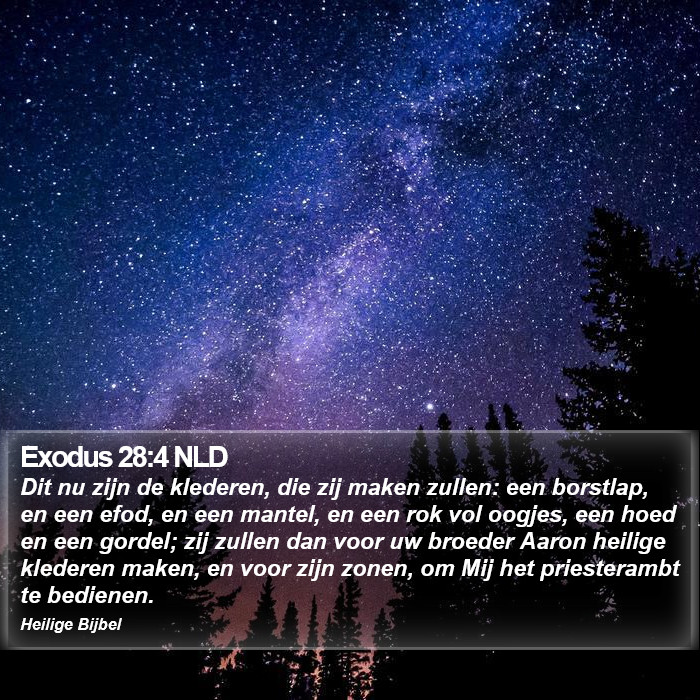 Exodus 28:4 NLD Bible Study