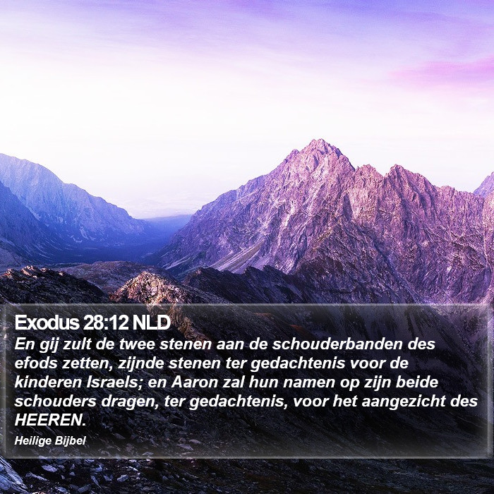 Exodus 28:12 NLD Bible Study