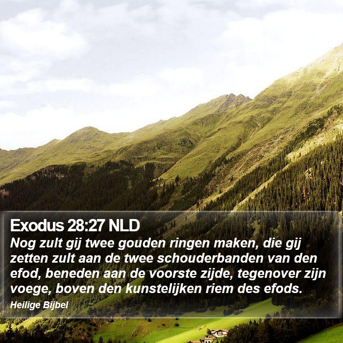 Exodus 28:27 NLD Bible Study