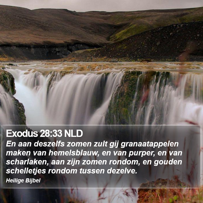 Exodus 28:33 NLD Bible Study