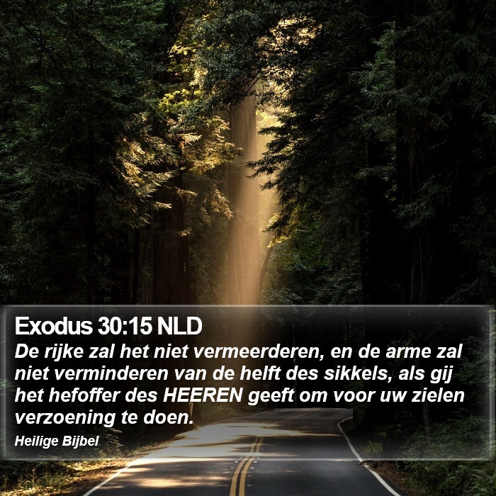 Exodus 30:15 NLD Bible Study