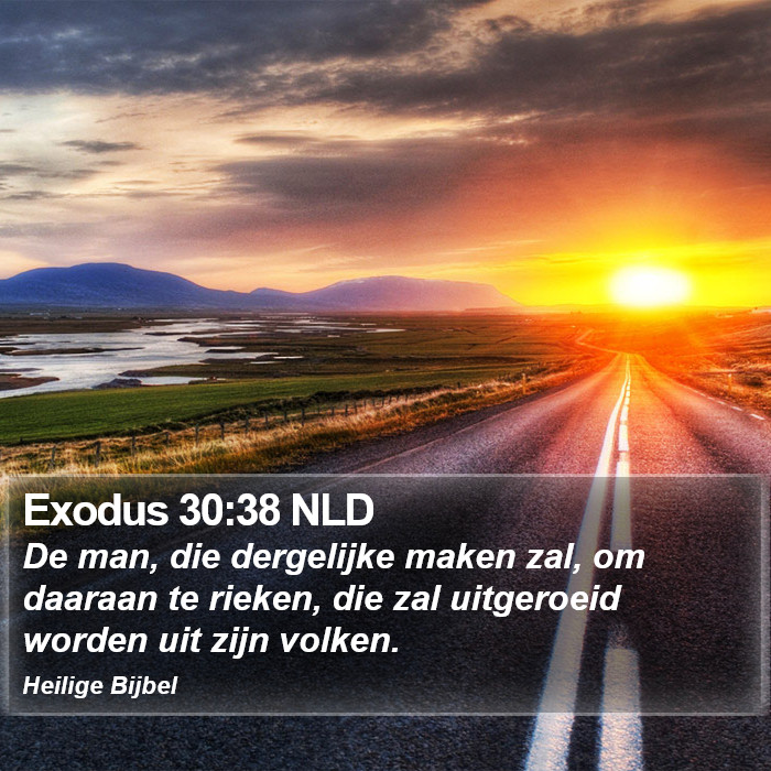 Exodus 30:38 NLD Bible Study