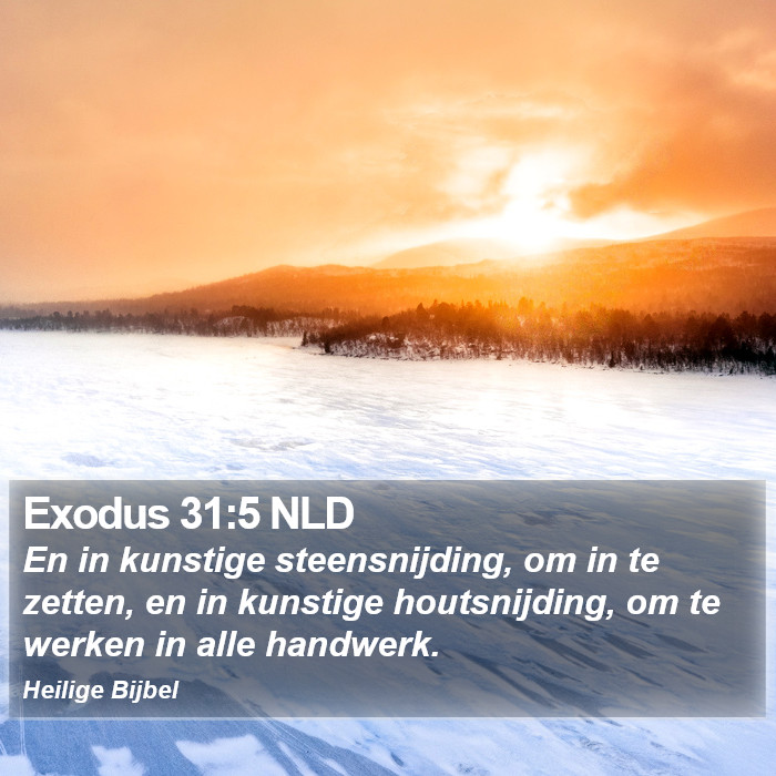 Exodus 31:5 NLD Bible Study
