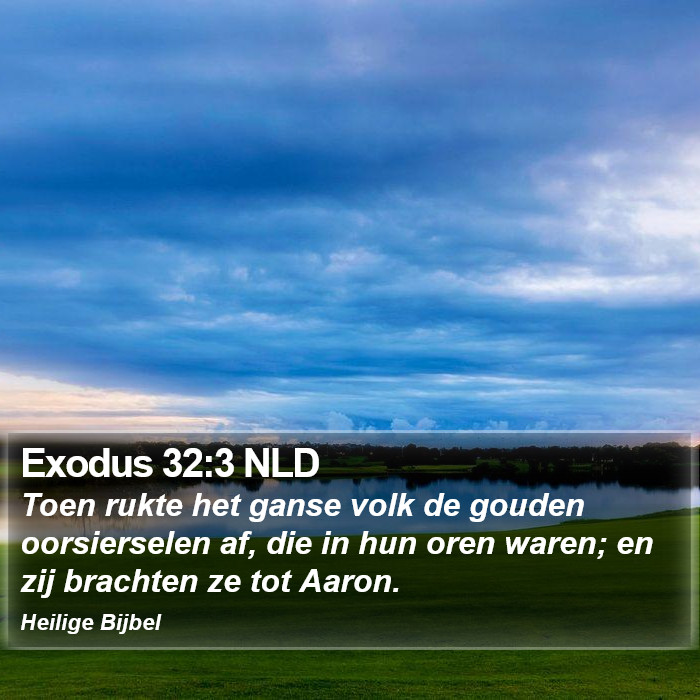 Exodus 32:3 NLD Bible Study