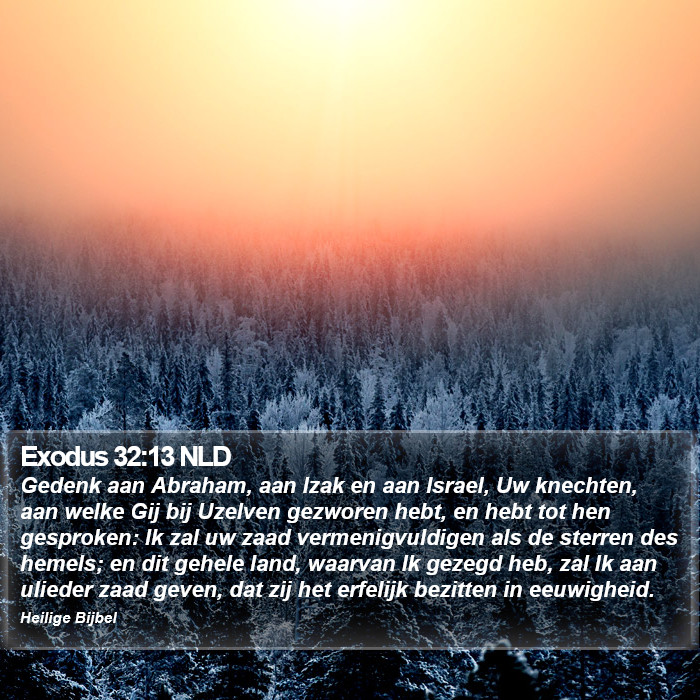 Exodus 32:13 NLD Bible Study