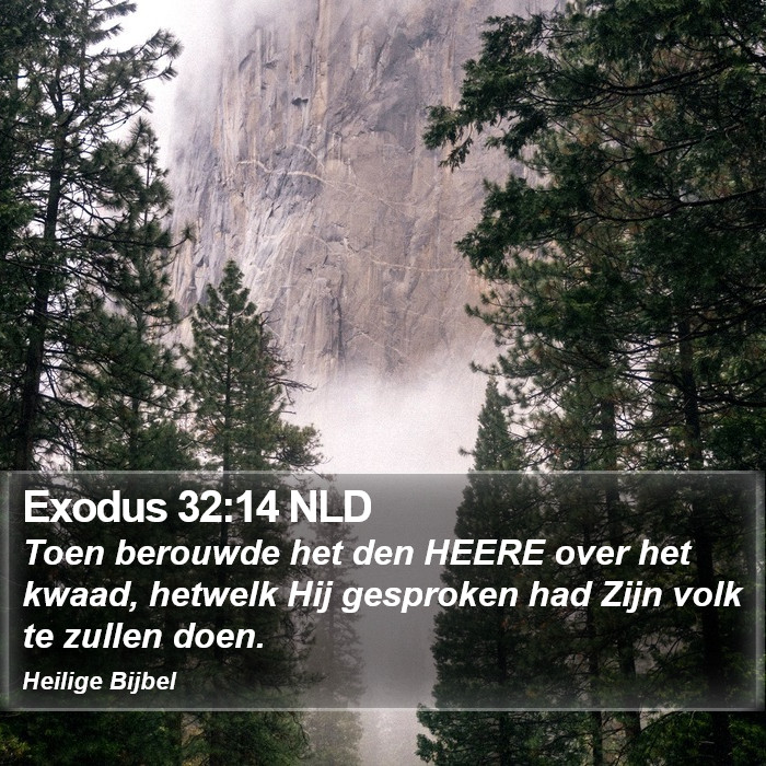 Exodus 32:14 NLD Bible Study