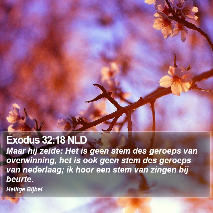 Exodus 32:18 NLD Bible Study