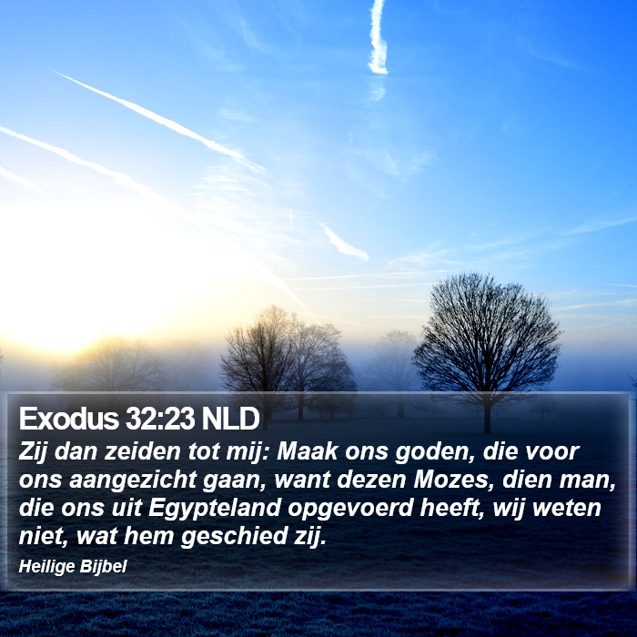 Exodus 32:23 NLD Bible Study