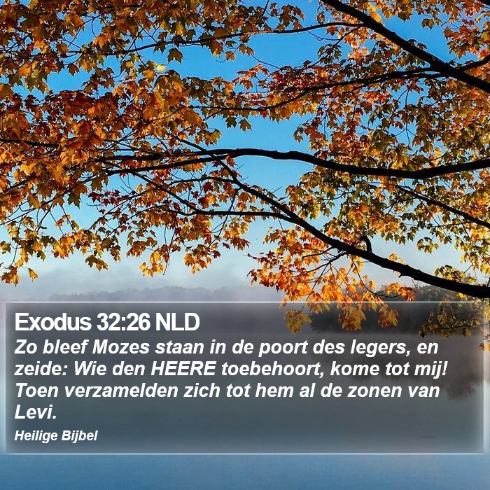 Exodus 32:26 NLD Bible Study