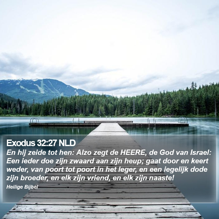 Exodus 32:27 NLD Bible Study