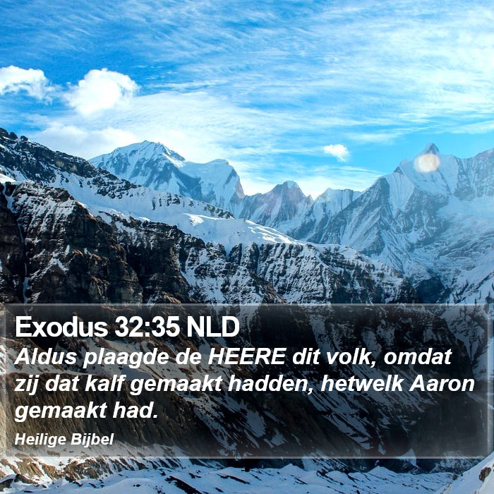 Exodus 32:35 NLD Bible Study