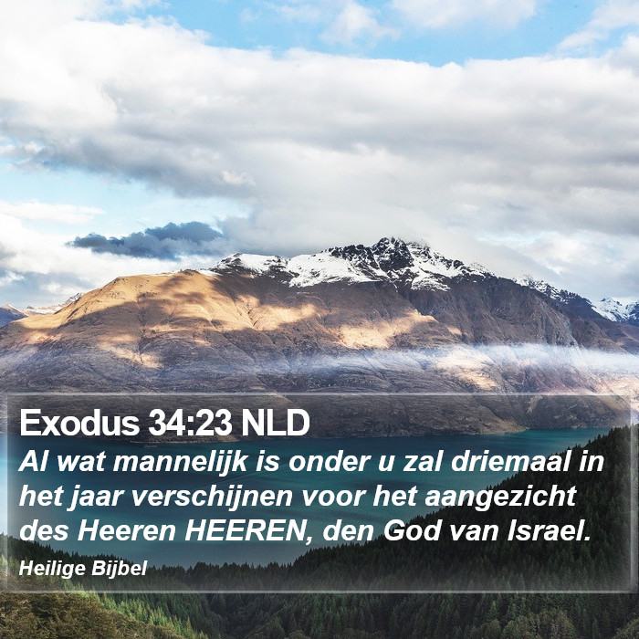 Exodus 34:23 NLD Bible Study