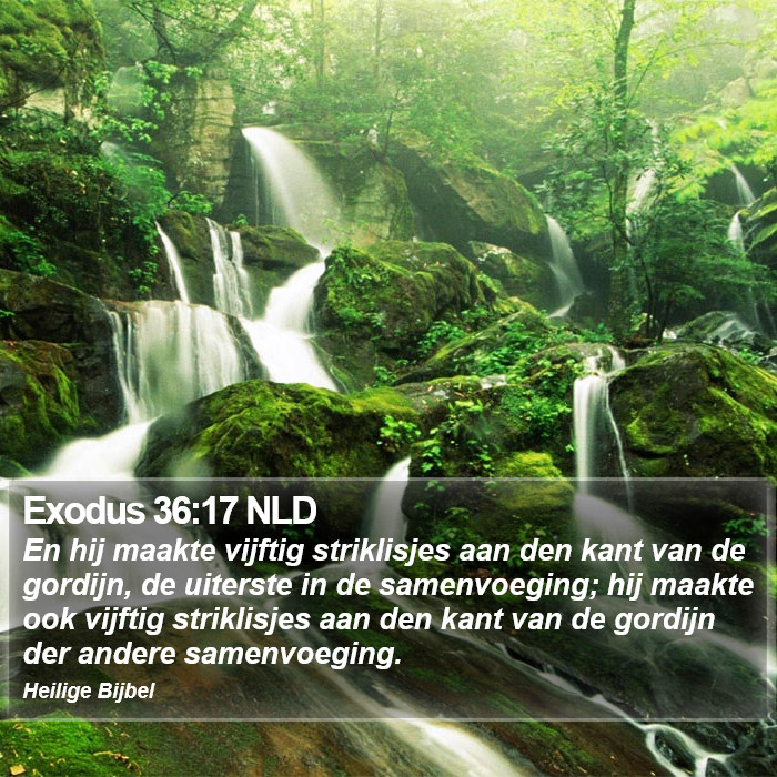 Exodus 36:17 NLD Bible Study