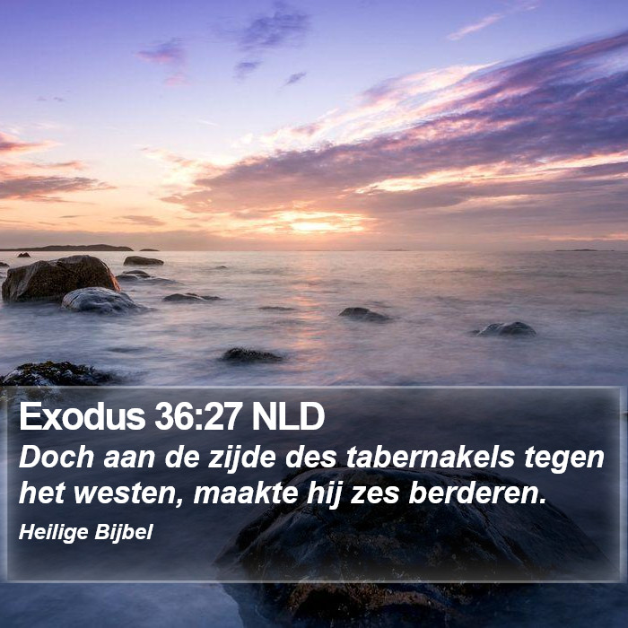 Exodus 36:27 NLD Bible Study