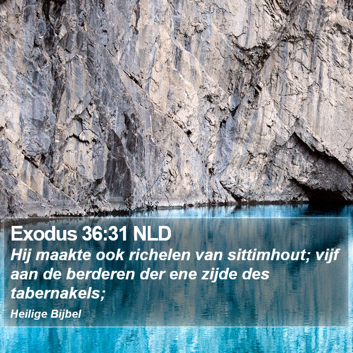 Exodus 36:31 NLD Bible Study