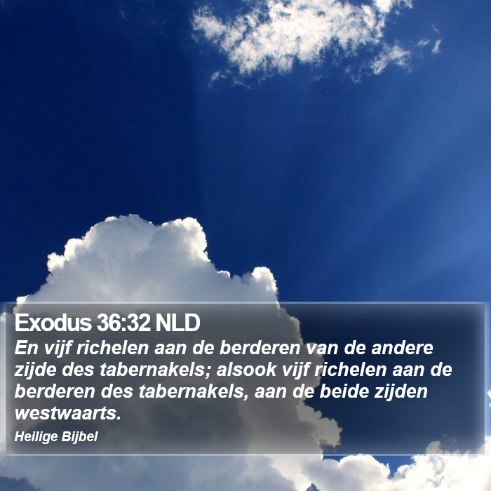 Exodus 36:32 NLD Bible Study