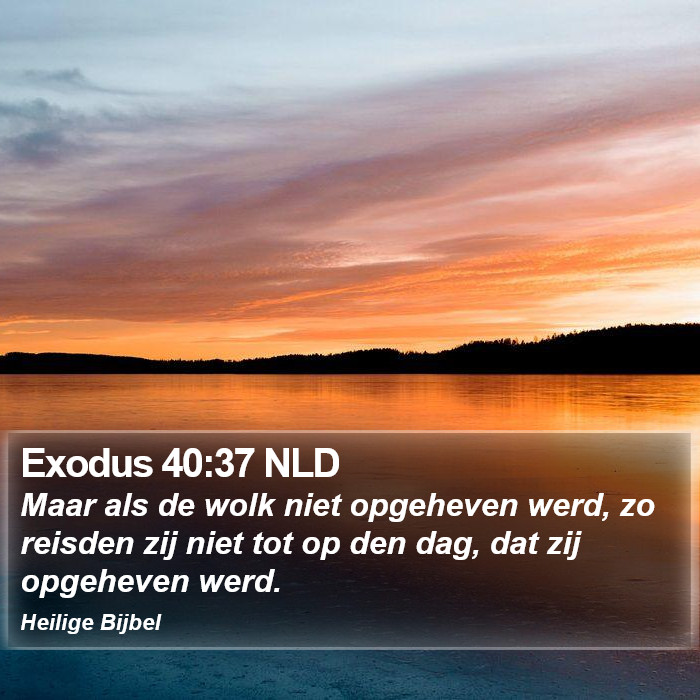 Exodus 40:37 NLD Bible Study