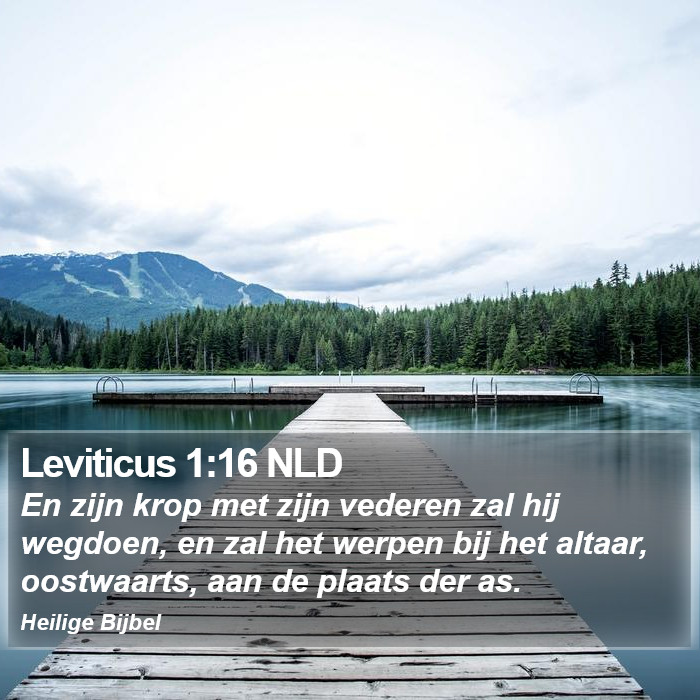 Leviticus 1:16 NLD Bible Study