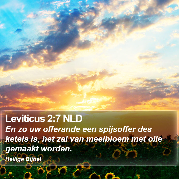 Leviticus 2:7 NLD Bible Study