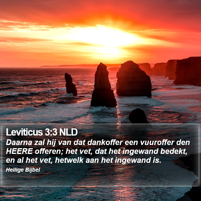 Leviticus 3:3 NLD Bible Study