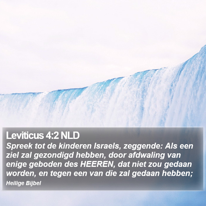 Leviticus 4:2 NLD Bible Study