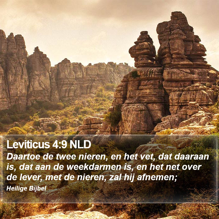 Leviticus 4:9 NLD Bible Study