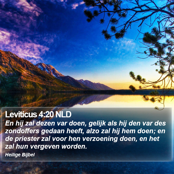 Leviticus 4:20 NLD Bible Study