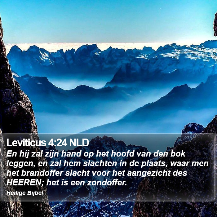 Leviticus 4:24 NLD Bible Study