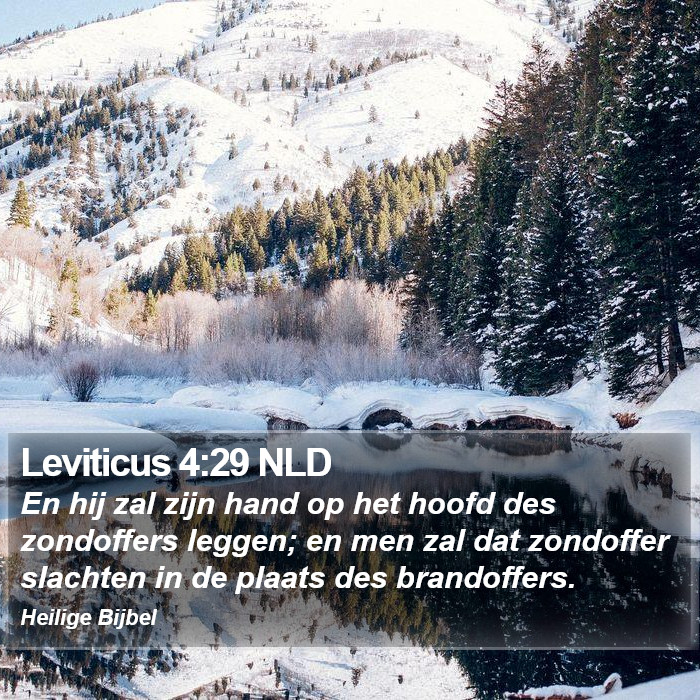 Leviticus 4:29 NLD Bible Study