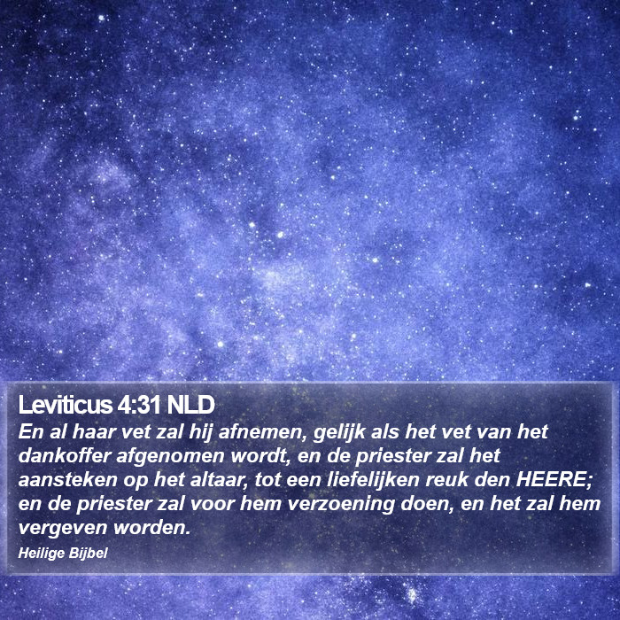 Leviticus 4:31 NLD Bible Study
