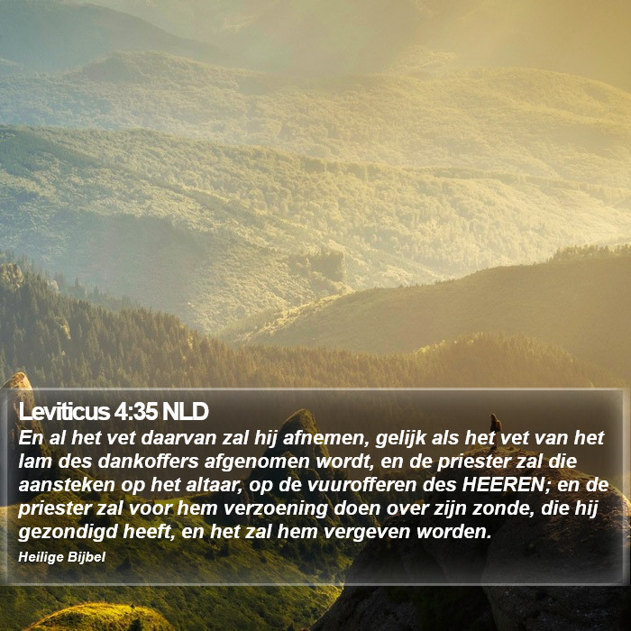 Leviticus 4:35 NLD Bible Study