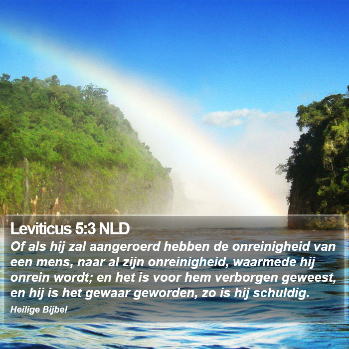 Leviticus 5:3 NLD Bible Study