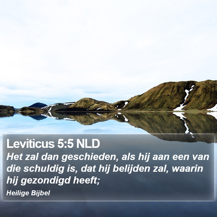 Leviticus 5:5 NLD Bible Study