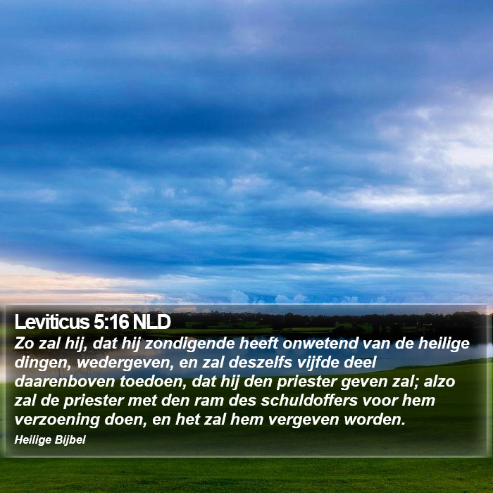 Leviticus 5:16 NLD Bible Study