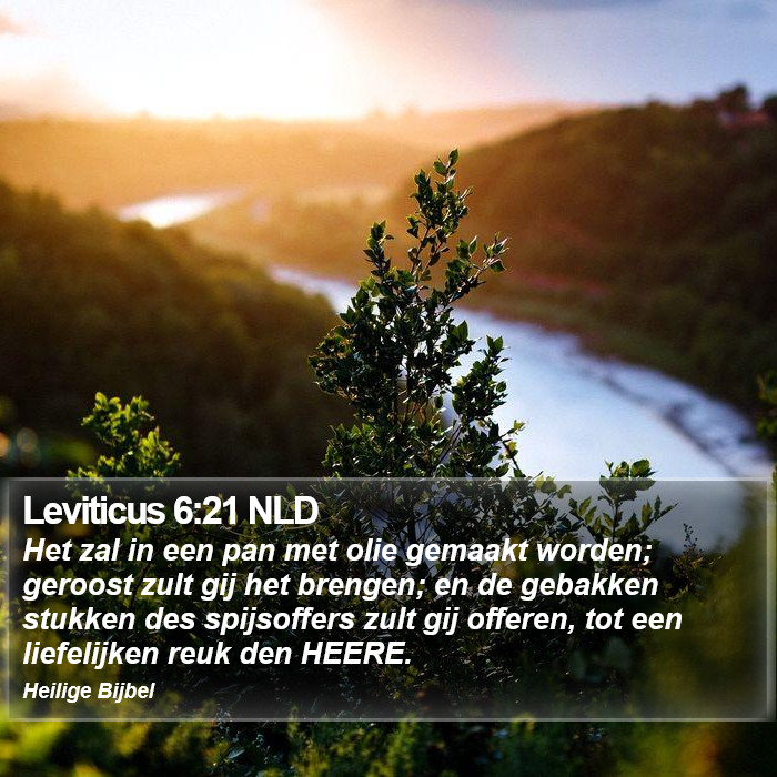 Leviticus 6:21 NLD Bible Study